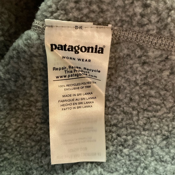 Patagonia Women’s Heather Gray Quarter-Zip Fleece Size Medium - Picture 7 of 9